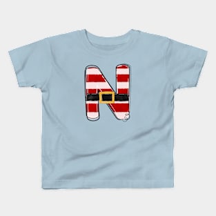 Letter N (Christmas Alphabet) Kids T-Shirt